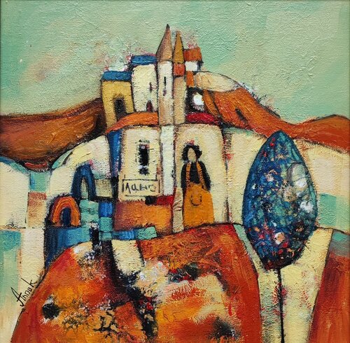 "Baker" by Anna Soghomonyan, 油畫 for Sale on Singulart