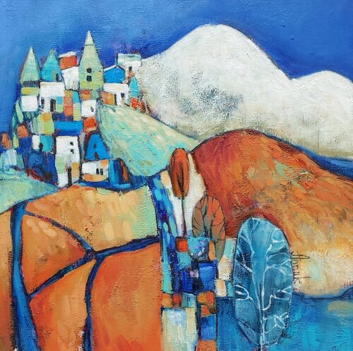 "Tranquility" by Anna Soghomonyan, Painting for Sale on Singulart