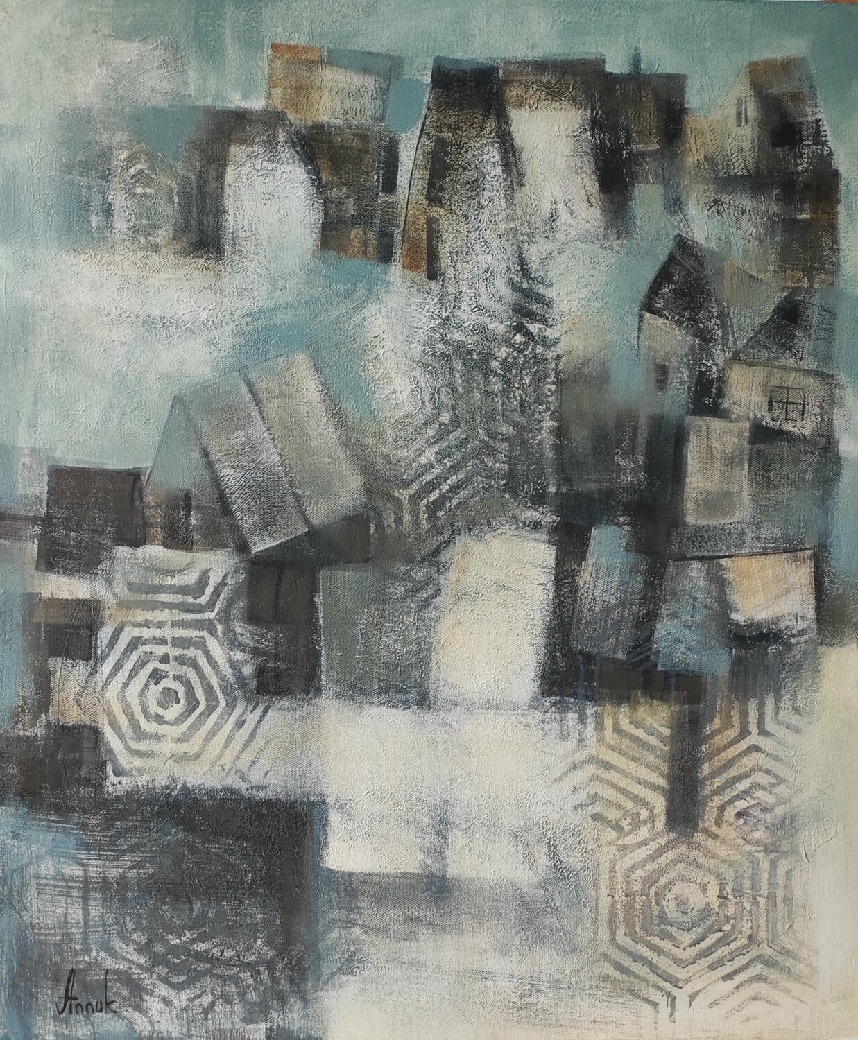 New wave (abstract urban landscapes) Anna Soghomonyan