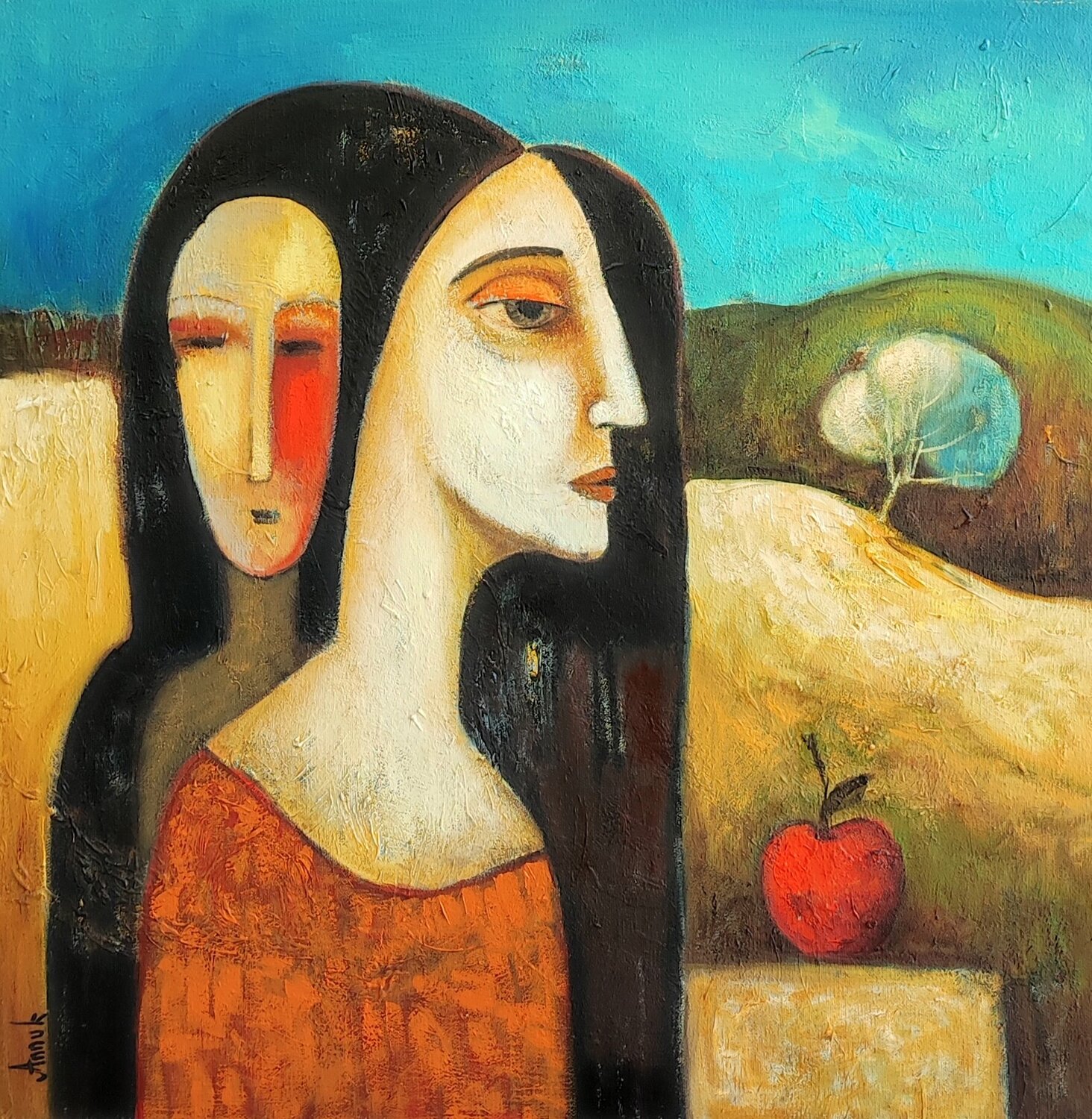 The red apple Anna Soghomonyan