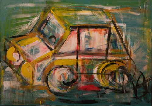 la panda van Nicola Damiani, Schilderij te koop op Singulart