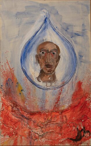 una goccia  di acqua in africa by Nicola Damiani, Painting for Sale on Singulart