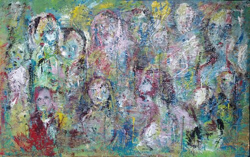 le catene si spezzano van Nicola Damiani, Schilderij te koop op Singulart