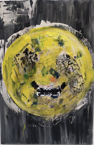 psico -pazzo sorriso van Nicola Damiani, Schilderij te koop op Singulart