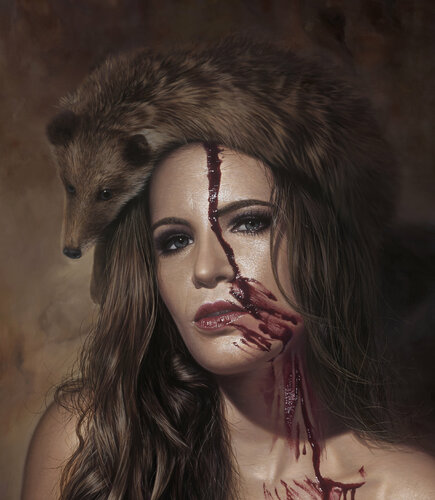 F.cking fur fashion van Michael Knepper, Schilderij te koop op Singulart