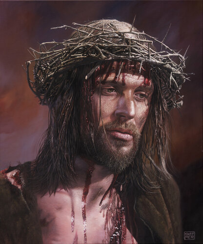 Crown of thorns by Michael Knepper, 회화 for Sale on Singulart