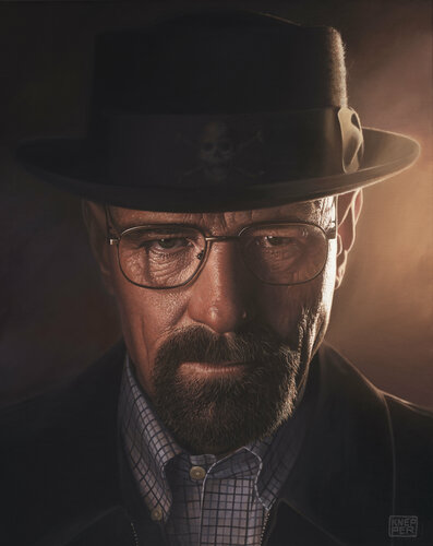 Walter White by Michael Knepper, 회화 for Sale on Singulart