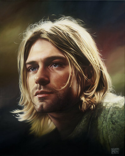 Kurt Cobain von Michael Knepper, Malerei kaufen auf Singulart