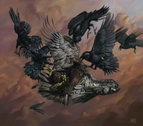 Nature Struggle by Michael Knepper, Painting for Sale on Singulart