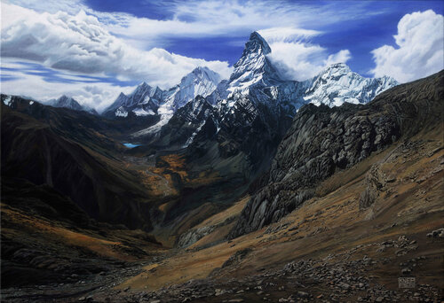 Matterhorn van Michael Knepper, Schilderij te koop op Singulart