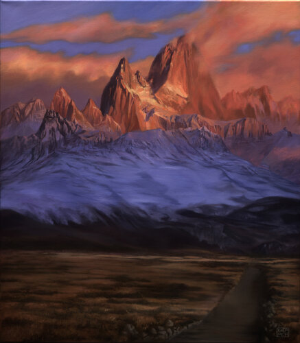 PATAGONIA Impression van Michael Knepper, Schilderij te koop op Singulart