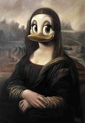 MONA DUCK... Time for a change ! by Michael Knepper, 회화 for Sale on Singulart