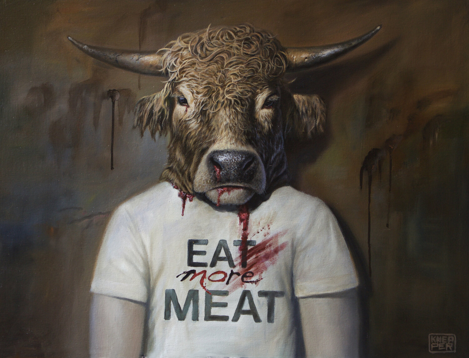 Eat no meat! Michael Knepper