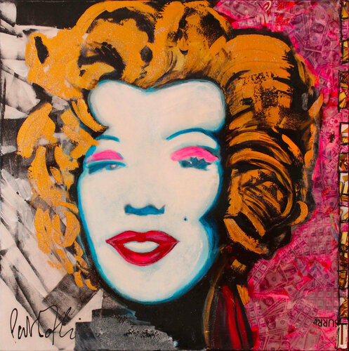 Marilyn doll’art by PatMoli, 회화 for Sale on Singulart