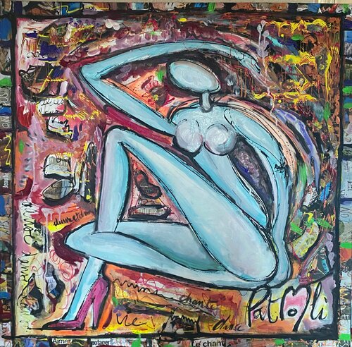 MEDITATION ROSE di PatMoli, Pittura in vendita su Singulart