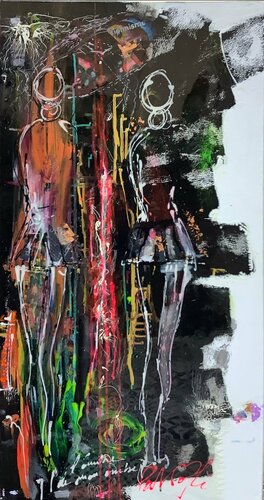 L'ombre de mon ombre di PatMoli, Pittura in vendita su Singulart