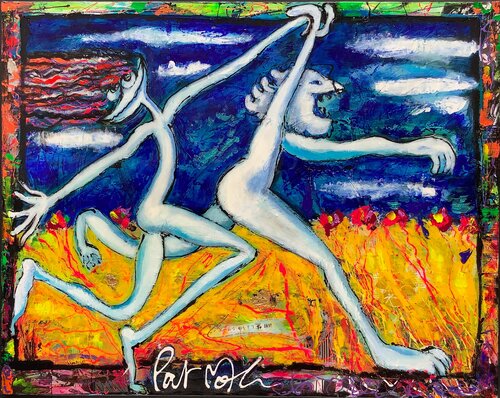 MAIN DANS LA MAIN di PatMoli, Pittura in vendita su Singulart