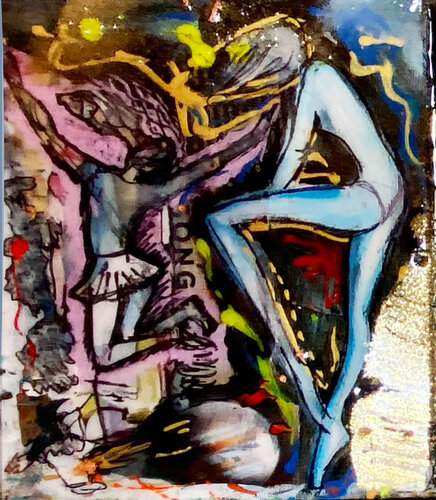 Mouvements et reflets von PatMoli, Malerei kaufen auf Singulart
