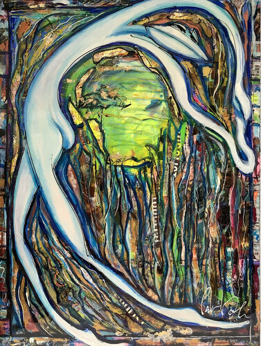 DANSE DANS LES HAUTES HERBES van PatMoli, Schilderij te koop op Singulart