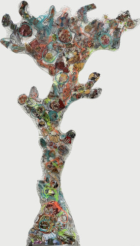 ARBRE DES SAVEURS MEDITERRANENNES de PatMoli, Otros medios a la venta en Singulart