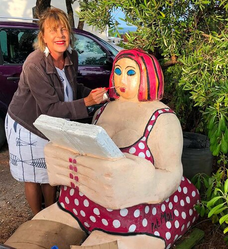 Baigneuse Liseuse di PatMoli, Altri media in vendita su Singulart