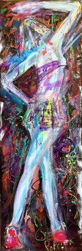 DANSEUSE EN EQ 120 DOS by PatMoli, Painting for Sale on Singulart