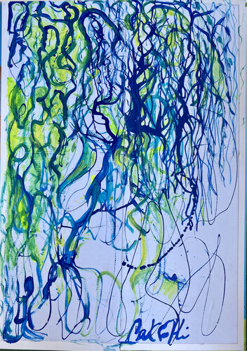 L'EAU COULE de PatMoli, Pintura a la venta en Singulart