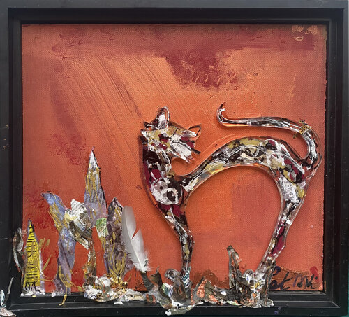 CHAT A la plume by PatMoli, Other Media for Sale on Singulart