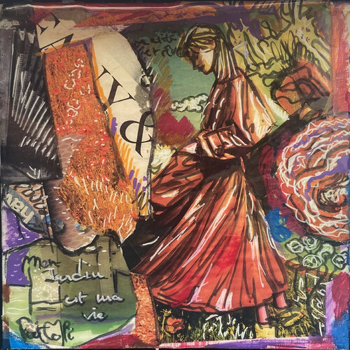 MON JARDIN EST MA VIE de PatMoli, Pintura a la venta en Singulart