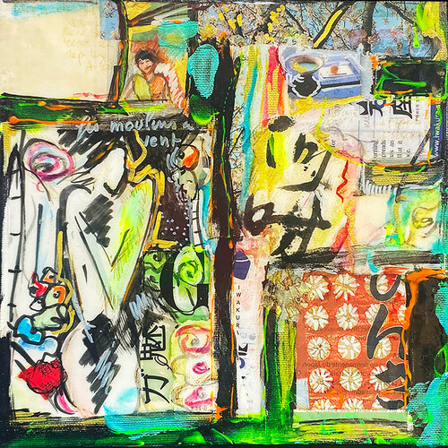 Pâquerettes by PatMoli, Painting for Sale on Singulart
