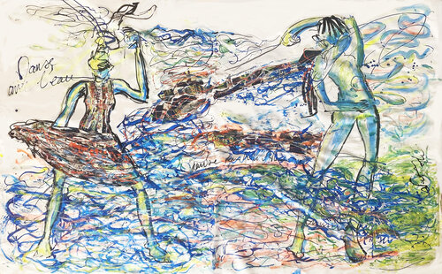 DANSE AVEC L'EAU van PatMoli, Schilderij te koop op Singulart