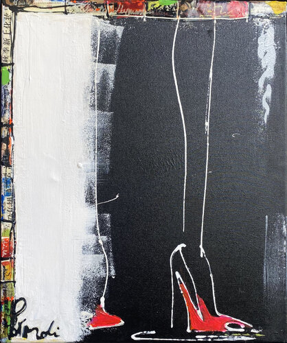 Jambes dans la lumière par PatMoli, Peinture en vente sur Singulart