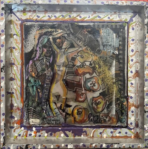 FEMMES QUI PARLENT van PatMoli, Schilderij te koop op Singulart
