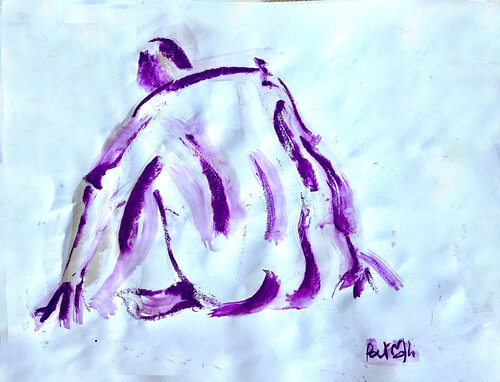Nu essentiel 2 par PatMoli, Œuvre sur papier en vente sur Singulart