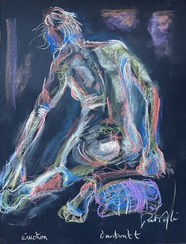 L'instant T di PatMoli, Disegno in vendita su Singulart
