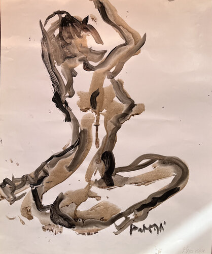 CALENDRIER FEMME NUE MARS von PatMoli, Zeichnungen kaufen auf Singulart