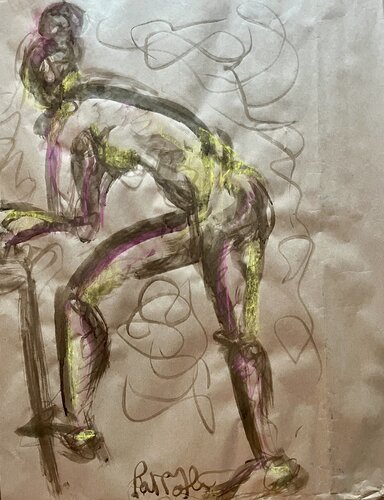 FEMME 2 SUR CRAFT par PatMoli, Dessin en vente sur Singulart