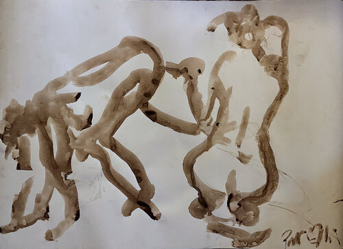 2 EMPRUNTES X von PatMoli, Werk auf Papier kaufen auf Singulart