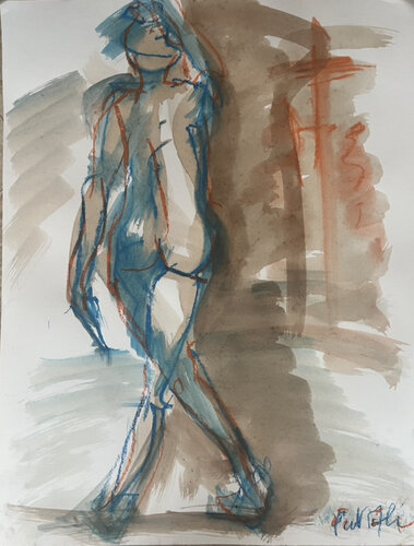 DOS JAMBES CROISEES di PatMoli, Disegno in vendita su Singulart