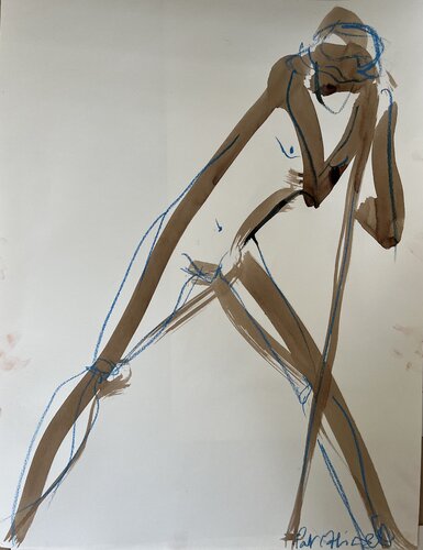 Femme au baton di PatMoli, Disegno in vendita su Singulart