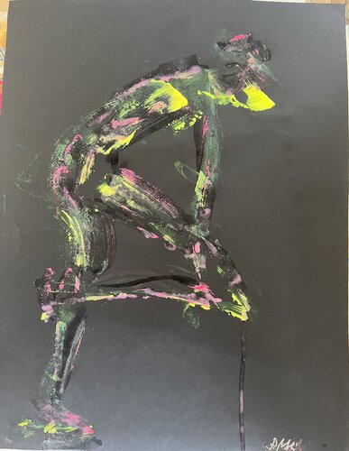 Femme dans l'ombre von PatMoli, Zeichnungen kaufen auf Singulart