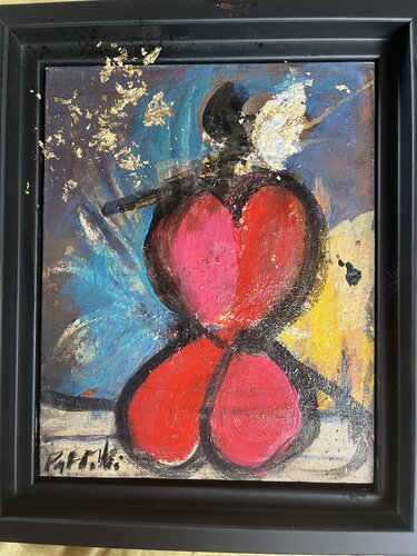 Corps en coeurs de PatMoli, Pintura a la venta en Singulart