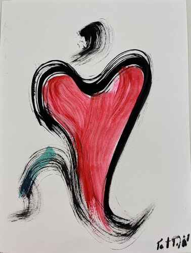 mrs COEUR ROUGE di PatMoli, Pittura in vendita su Singulart