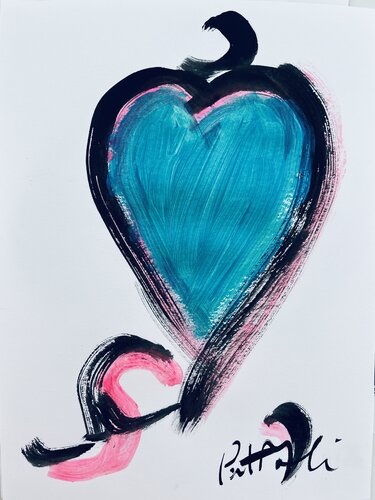 mr COEUR BLEU van PatMoli, Schilderij te koop op Singulart