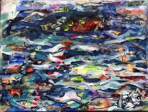 Rêves aquatiques di PatMoli, Pittura in vendita su Singulart