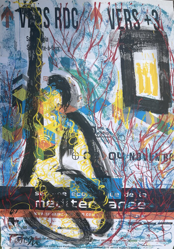 BRAS TENDU VERS L'AVENIR de PatMoli, Pintura a la venta en Singulart