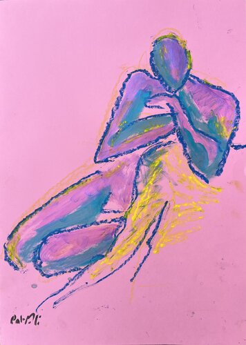 Coeur serré di PatMoli, Pittura in vendita su Singulart