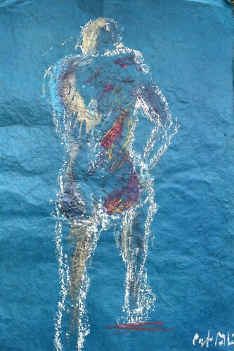 UN PAS APRES L'AUTRE van PatMoli, Werk op papier te koop op Singulart