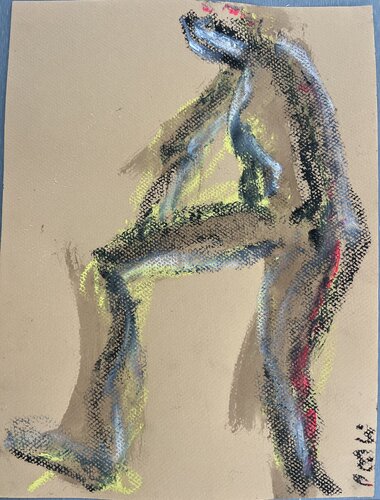 Etirement du matin van PatMoli, Tekening te koop op Singulart