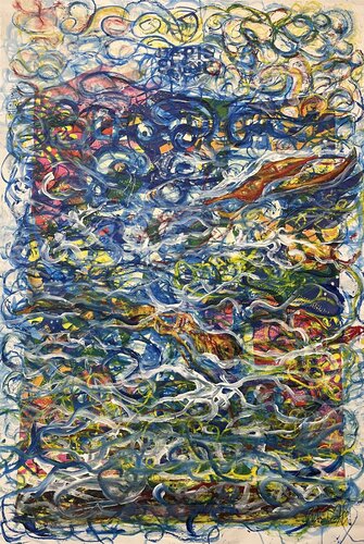 Tumulte marin di PatMoli, Pittura in vendita su Singulart